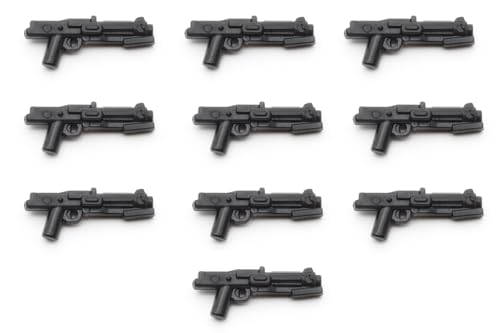 BricksStuff DC-15S Blaster Pack | 10-Piece Set | Compatible with Star Wars Mini Figures - Includes 10 Sci-Fi Blaster DC15S