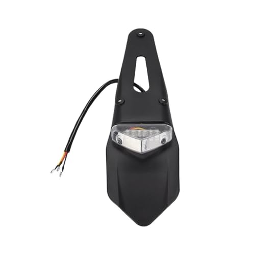 Plaque d'immatriculation pour trail avec feu arrière LED intégré 12V - 4
