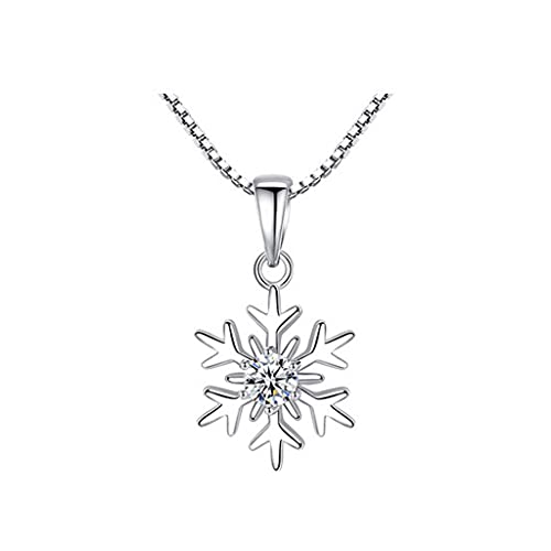 Collier de modélisation de flocon de neige le cadeau idéal pour elle