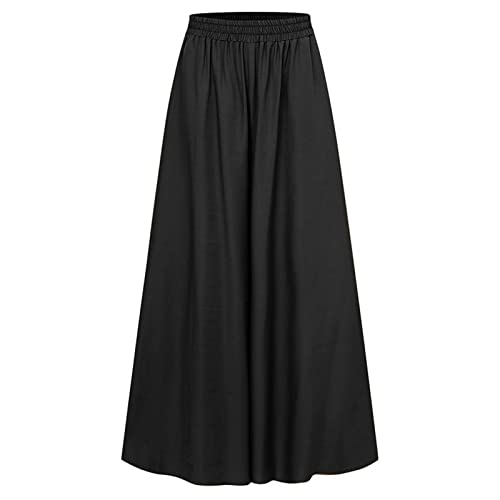 Summer Pants for Women 2024 Wide Leg Palazzo Pants for Women Summer Beach Pants Flowy Loose Casual Lounge Pants2