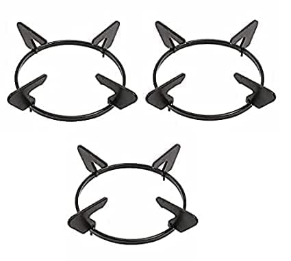 AST® Gas Stove Stands, Pan Support Set of 3 for Glass Top Gas stoves Suitable for All Prestige, Preethi, Sunframe, Faber, Elica, Glen All Brand Gas stoves (Set of 3)