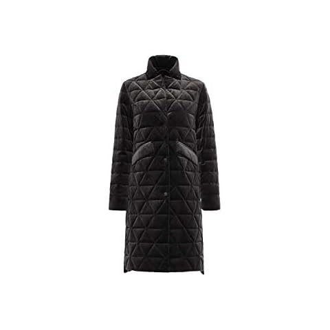 Bosideng Women's Long Blazer Style Goose Down Jacket Charcoal Cover