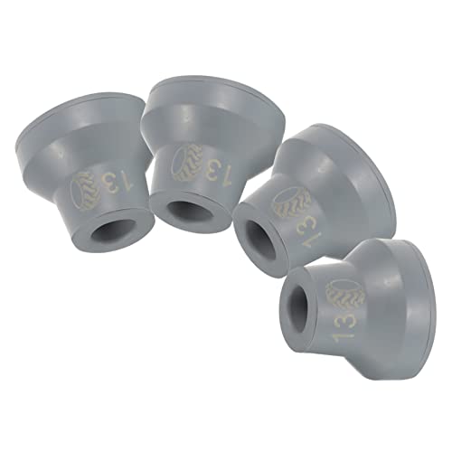 IWOWHERO 4pcs Cane Accessories Whelping Pads Tips for Canes Crutches Pads Anti-Skid Crutch Foot Pad Crutch Tips Walking Cane Tips Trekking Pole Tip Protectors Pads for Crutches Rubber