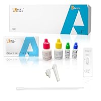5 Alltest Test Streptokokken Schnelltest A und B – 5 Stück – Für Kinder & Erwachsene – Heimtest – Ergebnis in 10 Min – Streptokokken Schnelltest kit Selbstest Streptokokken Test für zuhause