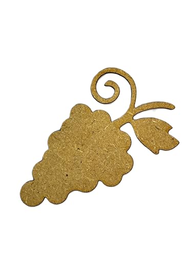 Image of HANDCRAFTLO MDF Wooden Grapes Fridge Magnet | Decorative Kitchen & Office Magnet | Strong Adhesion | Home Decor & Gift for Fridge Lovers