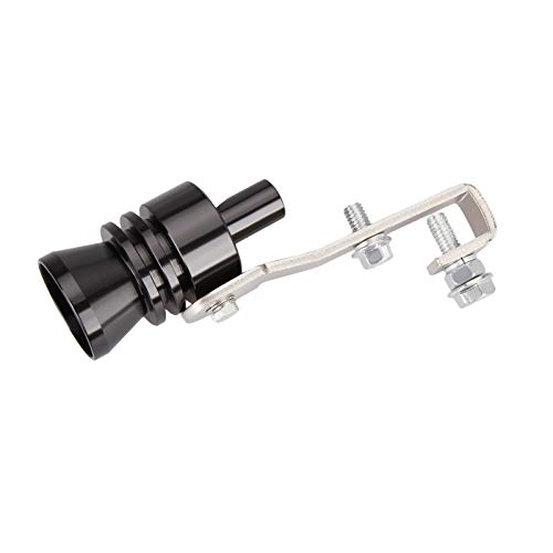 Dromedary Universal Black L Turbo Sound Noise Exhaust Muffler Pipe Whistle/Fake Blow off valve BOV Simulator Whistler