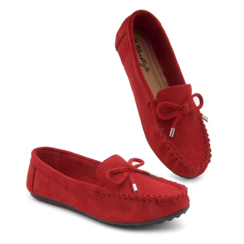 Image of Herstyle Loafers for Women - Slip-On Business Flats Shoes | Dressy Casual Walking Flats with Memory Foam Insole | Lightweight & Comfortable Moccasins for Office & Travel