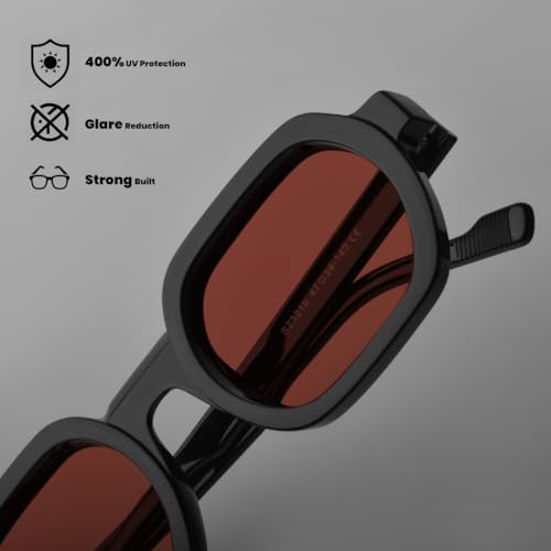 Image of SAM AND MARSHALL VELAR Sunglasses I 400UV Protection I Square Sunglass I Men & Women