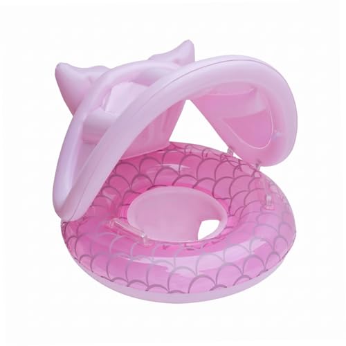 Flotteur natation pour bébé 1 à 3 ans avec auvent amovible pour piscine