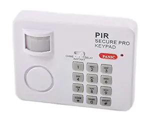 FosCadit Wireless Motion Sensor Alarm with Security Keypad for Home, Office, Door, Garage, Shed (Multicolor)