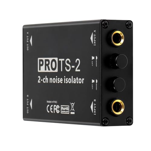 Elimina zumbidos de audio con el aislador de doble canal SHABD-2 de 1/4 y 6.5 mm