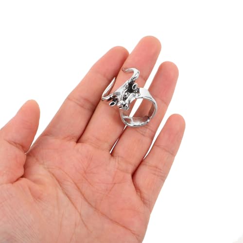 Bijoux pour les fêtes rétro punk comprenant bague dinger ring et collier - 2