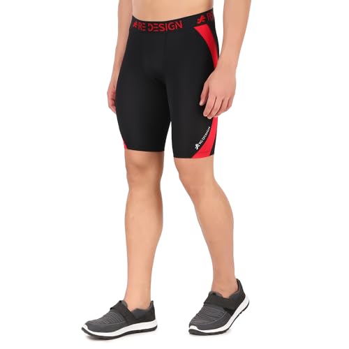Image of ReDesign Apparels Nylon Compression Shorts Tights for Multi Sports (Color Options)
