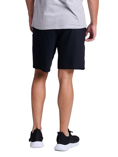 Russell Athletic Men's Cotton Baseline Short with Pockets, Black, XXXX-Large - Image 4