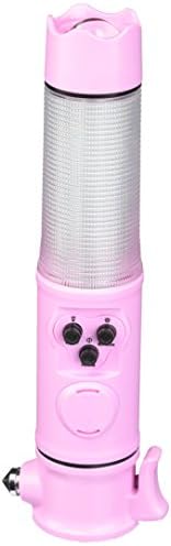 All Bright Personal Alarm and Window Breaker with Seatbelt Cutter - Emergency Auto Escape Rescue Tool with Flashlight and Beacon - Pink