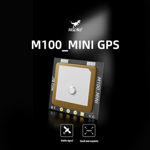 hglrc mini m100 gps module for ublox compatible with 2-7 inch fpv racing drone