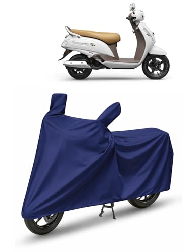 Image of Bike /SCOOTY Cover for Suzuki Access 125 with Side Mirror Pocket & Buckle Belt | HIGH Material Quality | Weather Resistant