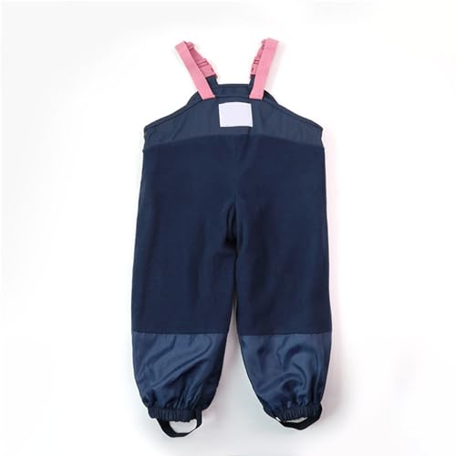 Kids Rain Bib Rain Pants Overalls Toddler Boy Girls Reflective Stripe Windproof Rainproof Mudproof Outdoor3