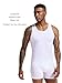 SlumberMee Mens Undershirts Soft Viscose Made from Bamboo Tank Tops 5 Pack Lightweight Cool Feeling Tagless Slim Fit A-Shirts (White, L)