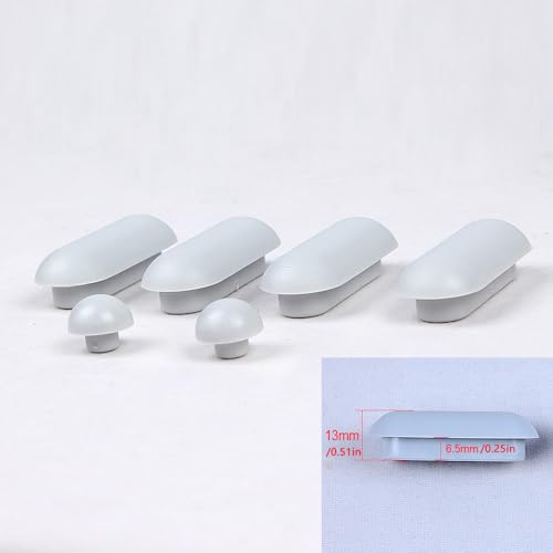16 Pack Toilet Seat Bumper Pads Kit Bidet Lid Attachment Push-in Replacement Buffer Spacer Anti-noise Cushion Pad Cover for Starck 3 X Overpriced Bathroom Repair Parts