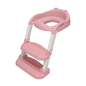 fdsfd Potty Training toiletbril met stappen baby peuter kind toilet training stoel gewatteerde stoel antislip brede…