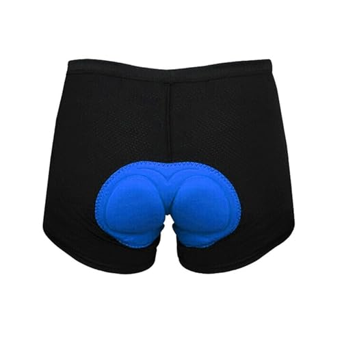 Calzas ciclismo con relleno 3D para hombre azul M miniatura 1