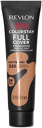Revlon ColorStay Full Cover Foundation, 320 True Beige, 1.0 fl oz