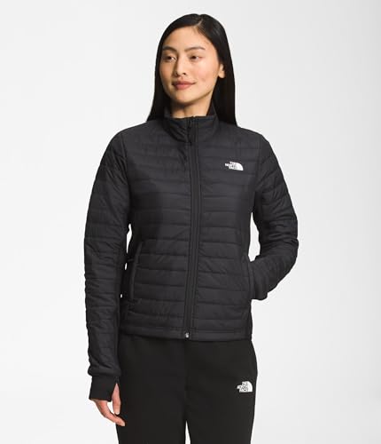 THE NORTH FACE Women's Canyonlands Hybrid Jacket | Water Resistant Top with Heatseeker Insulation, Breathable Underarm Vent Panels, TNF Black-NPF, Medium