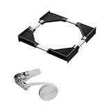 ヘビーデューティードライヤー洗濯機接続ラックパンチングドライヤースタッキングアンチノイズ乾燥アクセサリ格納式乾燥ランドリー