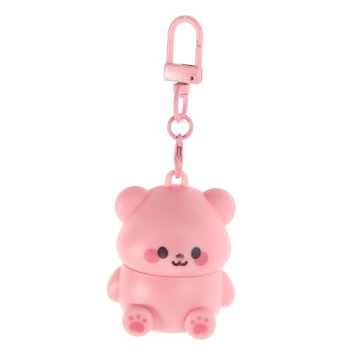 Toyvian Oso Bálsamo Labial Botella De Spray Para Pin Lira Máscara De Accesorios Relleno Para Pequeños Accesorios De Pan Máscara Máscara Chica Relleno Lindo Pin Rosa El Plastico