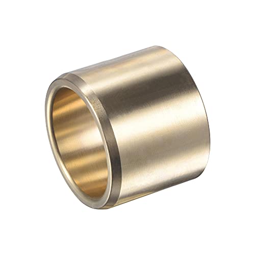 Uxcell A21012700UX0271 Sleeve Bearings 1 Inch Bore 1-1/4 Inch Od 1 Inch Length Cast Brass Self-Lubricating Bushing thumb #1