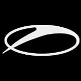 DJ Symbol Armin EDM Radio Host MKR Decal Vinyl Sticker |Cars Trucks Vans Walls Laptop|White|5.5 x 2.2 in|MKR1081