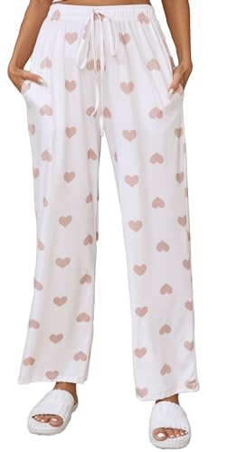 Image of X-Image Women Comfy Casual Pajama Pants with Pockets & Drawstring
