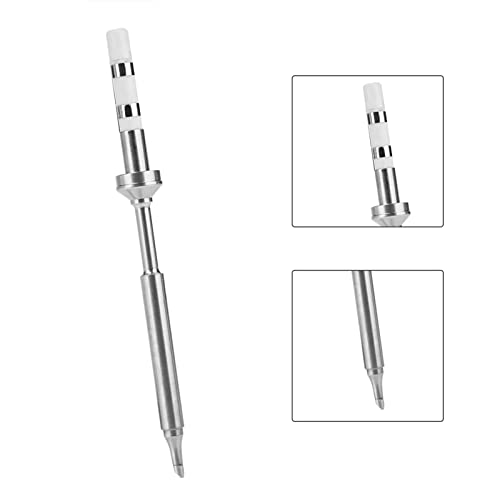 Image of Soldering Iron Tips Kit 7 Types Compatible with TS100 TS101 TS B2 TS BC2 Soldering Iron Portable Outdoor Soldering Tips Replacement Pinecil Tips