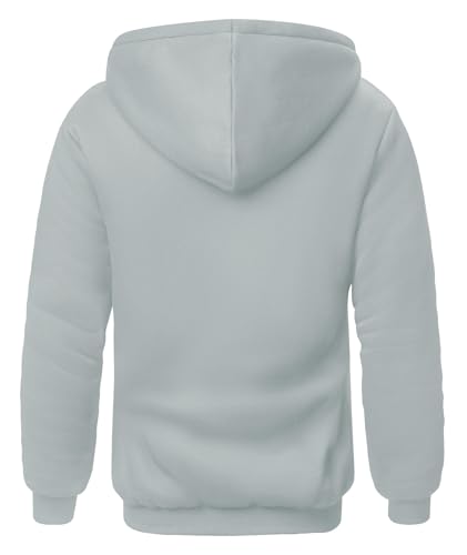 Image of SCODI Hoodies for Men Heavyweight Fleece Sweatshirt - Full Zip Up Thick Sherpa Lined Hooded Sweatshirts