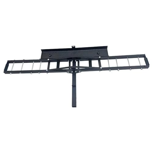 Porta motocicleta LoveYoung acero negro con soporte y rampa miniatura 1