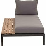 Siena Garden Lounge Recamiere Alvida rechts Anthrazit Teak