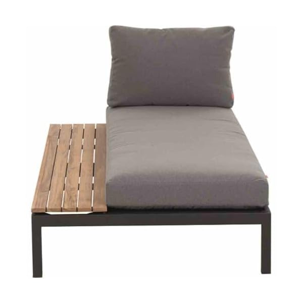 Siena Garden Lounge Recamiere Alvida rechts Anthrazit Teak