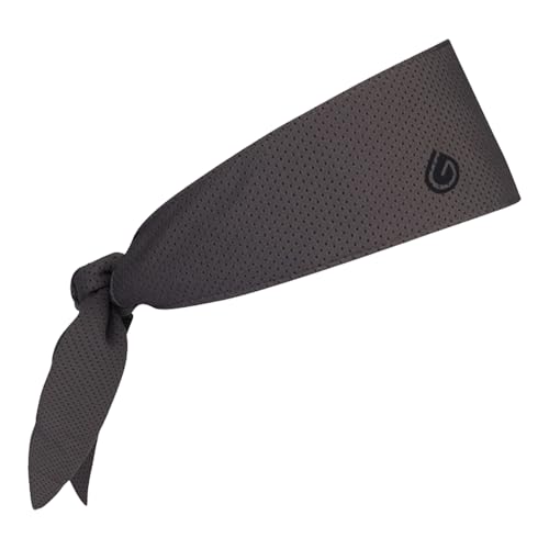 Image of Gymwrap 2.0 Sweat-Wicking Workout Headband - Athletic Non Slip Workout Headbands for Men and Women, Adjustable Wide Fabric Headband for Gym, Running, Yoga, Sports, and Outdoor Activities - Shadow