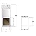 Next Generation Power Pet WiFi Enabled Electronic Pet Door, Pet Operated, Manual Operation or New and Improved App Control, High Security Dead Bolt, 100% Air Tight and Draft Free