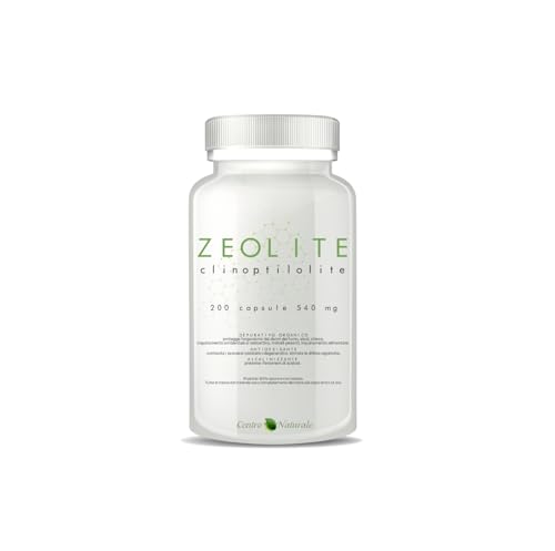 Zeolite Clinoptilolite Attivata pura al 100% - 200 capsule da 540 mg - Dispositivo medico di classe...
