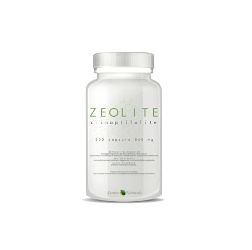 Zeolite Clinoptilolite Attivata pura al 100% - 200 capsule da 540 mg - Dispositivo medico di classe 2a - Certificata uso orale. Prodotta in Italia