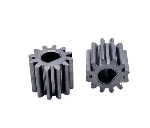 Bevel Gear Pinion Hardware Mechanical 2pcs 1.0M 12 Teeth Spur Gear 1M 12T 6D Hole Metal DIY Model Motor Gear