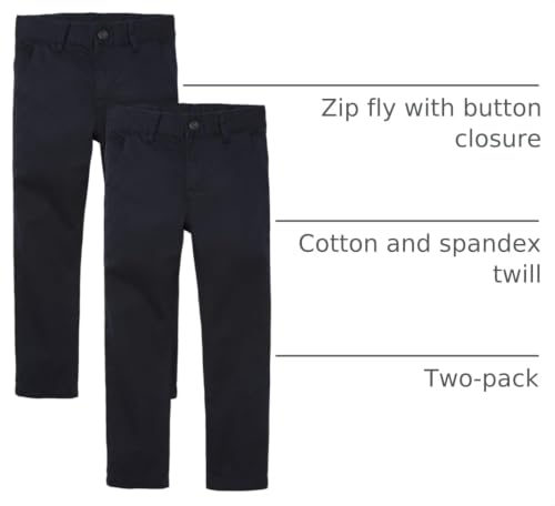 Image of The Children's Place Boys' Stretch Skinny Chino Pants, Multipacks