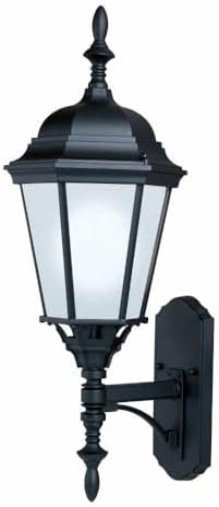 Maxim Lighting 65103BK Westlake-9W 1 LED Outdoor Wall Lantern-9.5 Inches Wide by 24 inches high, Finish Color: Black