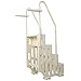 ESPIDOO Heavy-Duty 4 Step Pool Ladder: 400lbs Capacity Above Ground Safety Stairs - Non-Slip Handrails & Anti-Skid Pads for Flat-Bottom Pools - Easy Install & Durable PE Material for All Ages