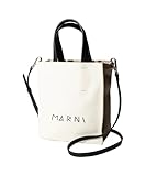 [マルニ] トートバッグ SHMP0040L3P6533 MUSEO NORTH-SOUTH MENDING ミュゼオ ノースサウス メンディング レディース IVORY/CRETA/BLACK [並行輸入品]