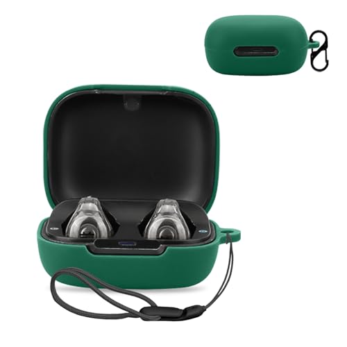 For Anker Soundcore C30i �p �P�[�X �J�o�[ �yNOUKAJU�z ���C�����X �C���[�z�� �V���R�� �ی�P�[�X �i�J���r�i�t��+�X�g���b�v�t�� �j �����h�~ �L�Y�h�~ �ϏՌ� �����[�d�\ �h�� �h�o (�O���[��)