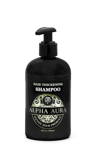 Alpha Aura Rosemary Shampoo for Hair Growth, Infused with Biotin for Hair loss and Hair thinning (12 Fl Oz)