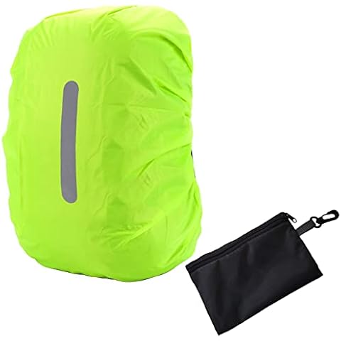 BESTORI Backpack Rain Cover Waterproof Rucksack Cover Bag with Reflective Strip for Hiking, Camping, Biking, Outdoor, Traveling Green, XS(for 8-17L) Cover